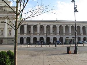 Budynek biblioteki w Warszawie